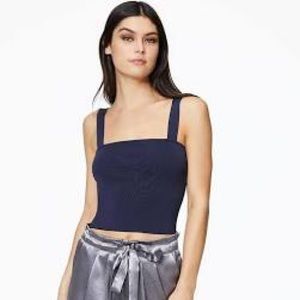 NWT Ramy Brook Fallon Top in Spring Navy
